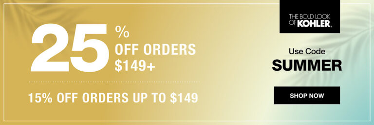 How to Get kohler Promo Code 2021-Enjoy 25% OFF